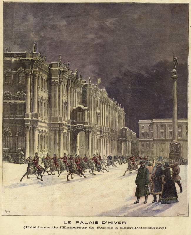 Der Winterpalast von French School