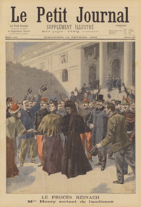 Der Verleumdungsprozess von Jules Reinach von French School