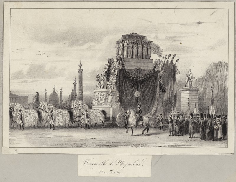 Das Staatsbegräbnis von Napoleon Bonaparte von French School