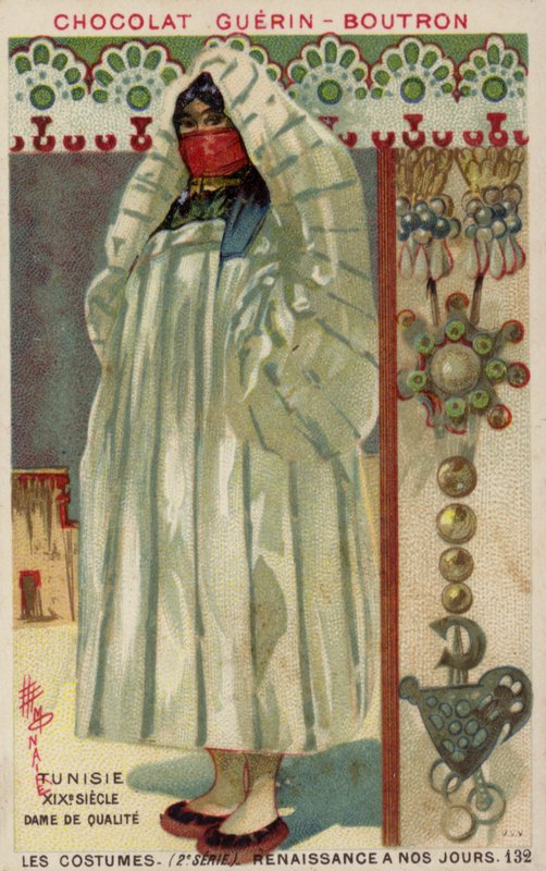 Tunesische Dame, 19. Jahrhundert von French School
