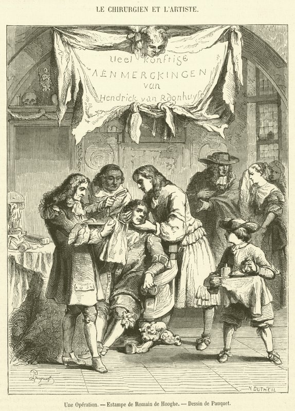 Eine Operation (Gravur) von French School
