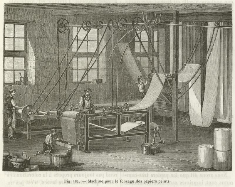 Tapetenproduktion von French School
