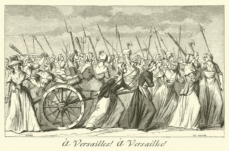 Nach Versailles! Nach Versailles! von French School