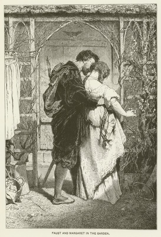 Faust und Margarete im Garten von Gabriel Max