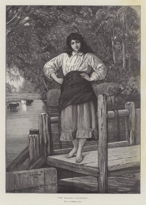 Die Müllerstochter von George Adolphus Storey