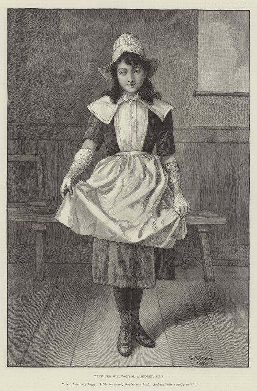 Das neue Mädchen von George Adolphus Storey