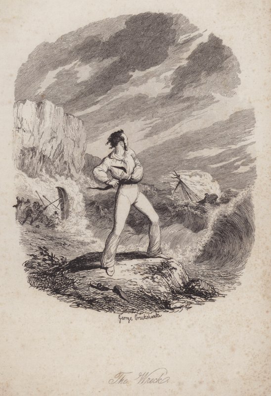 Das Wrack von George (after) Cruikshank
