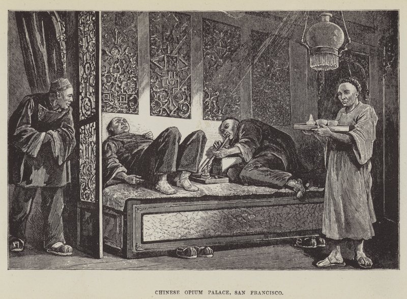 Chinesischer Opium-Palast, San Francisco von George Augustus Sala