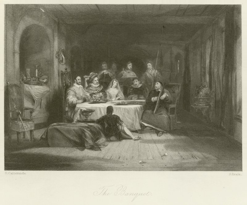 Das Bankett von George Cattermole