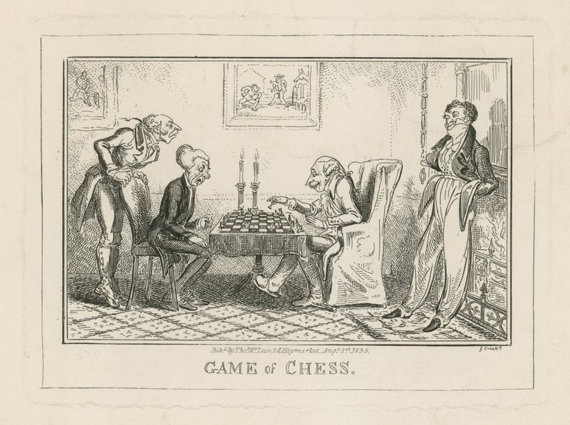 Schachspiel von George Cruikshank