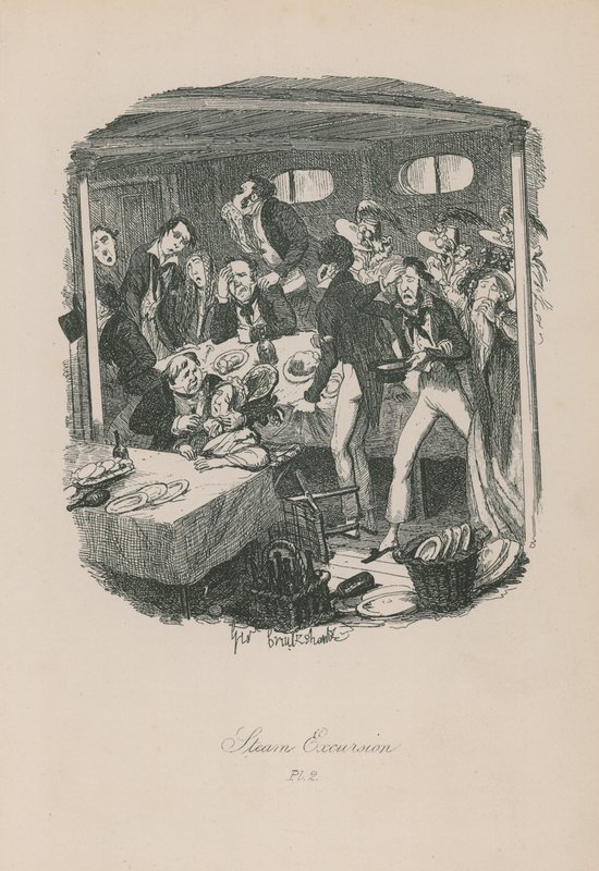 Dampfausflug von George Cruikshank