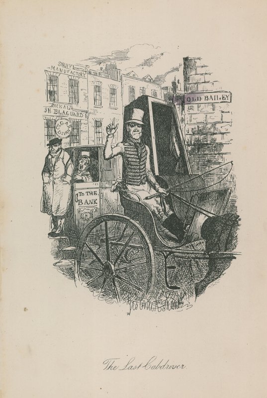 Der letzte Kutscher von George Cruikshank