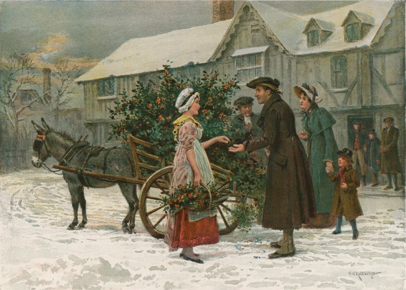 Der Stechpalmenwagen von George Goodwin Kilburne