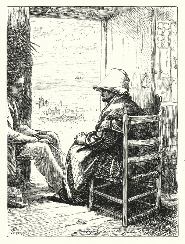 Hexameter am Meer (Gravur) von George John Pinwell
