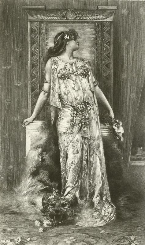 Sarah Bernhardt als Cleopatra von Georges Clairin
