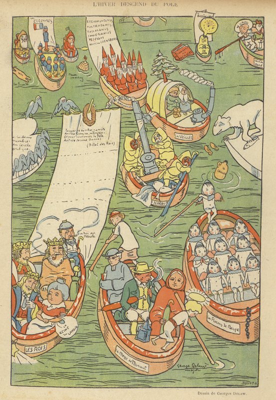 Illustration für Le Rire von Georges Delaw