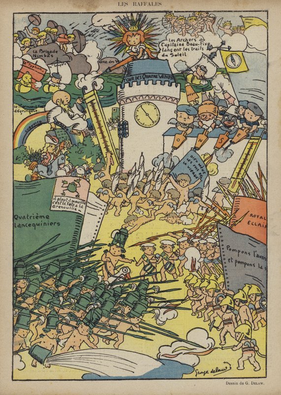Illustration für Le Rire von Georges Delaw