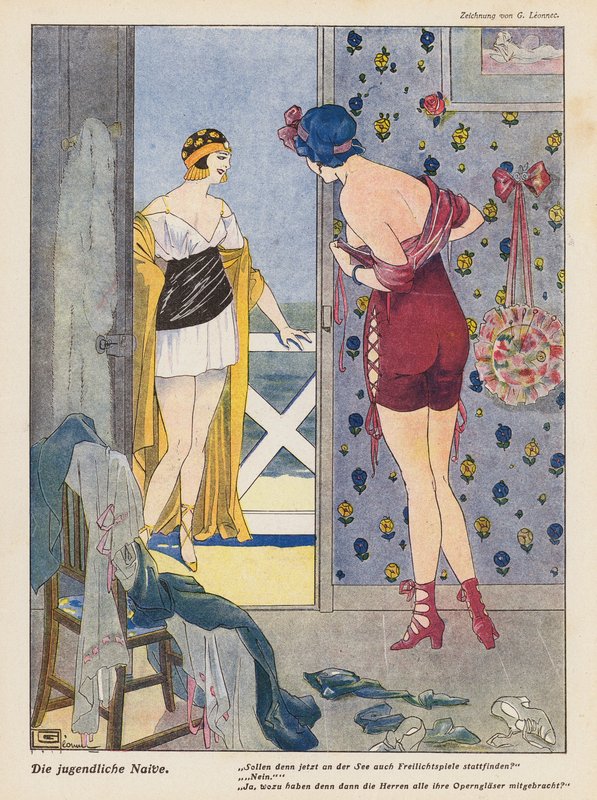 Die naive junge Frau von Georges Leonnec