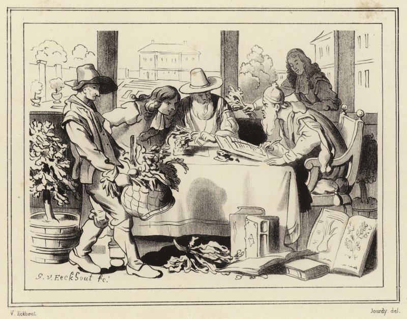 Botaniker bei der Arbeit von Gerbrand van den Eeckhout