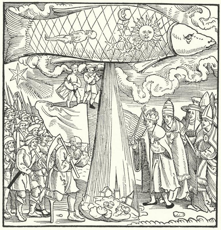 Szene, die den Deutschen Bauernkrieg von 1524-1525 prophezeit von German School
