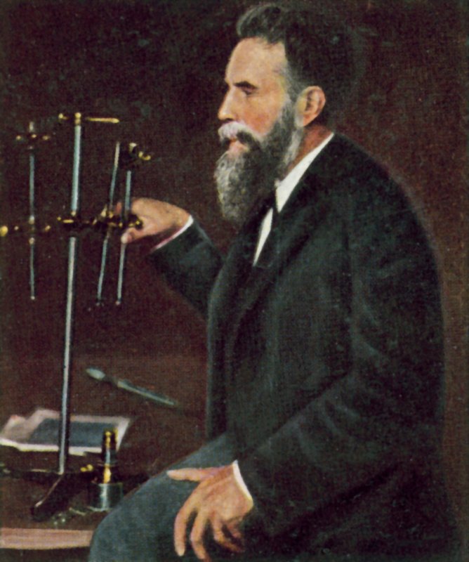 Wilhelm Röntgen, deutscher Physiker von German Photographer