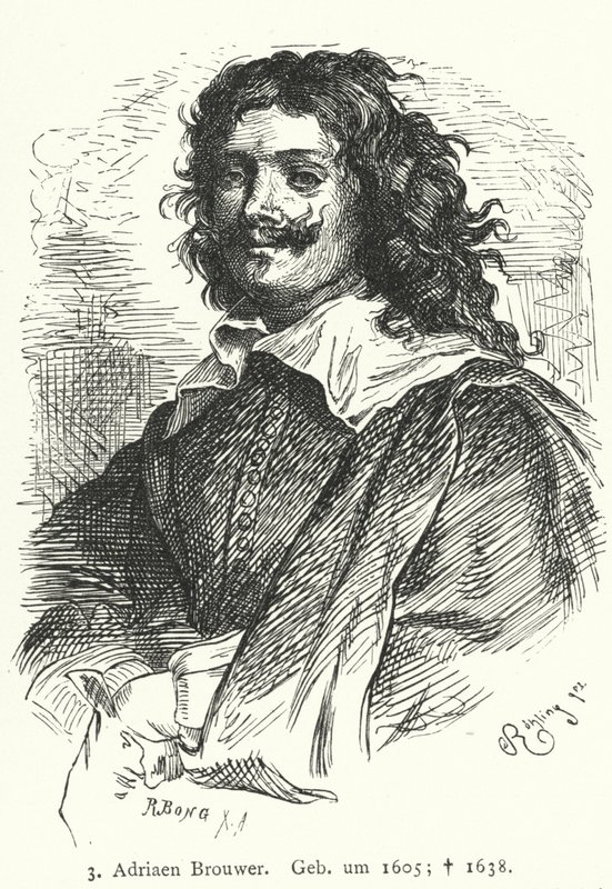 Adriaen Brouwer, flämischer Barockmaler von German School
