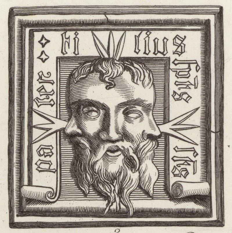 Amulett. Illustration für Bilder-Atlas von German School