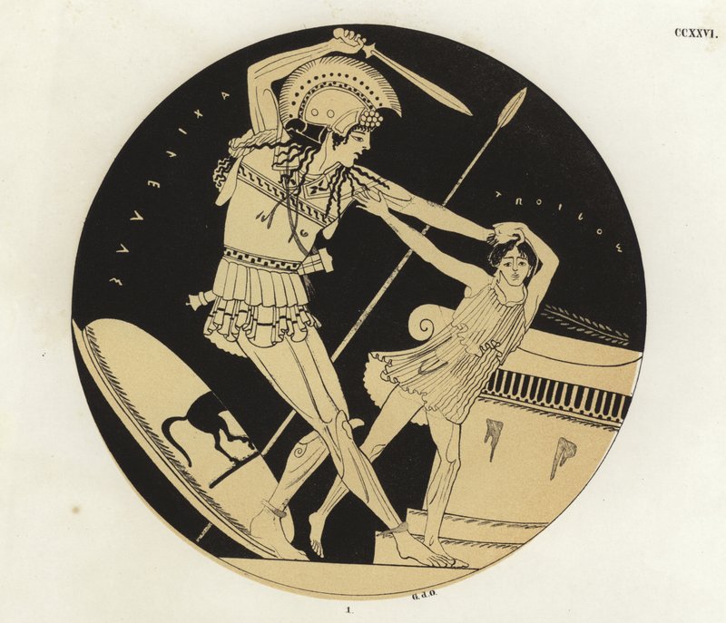 Tod des Troilus von German School