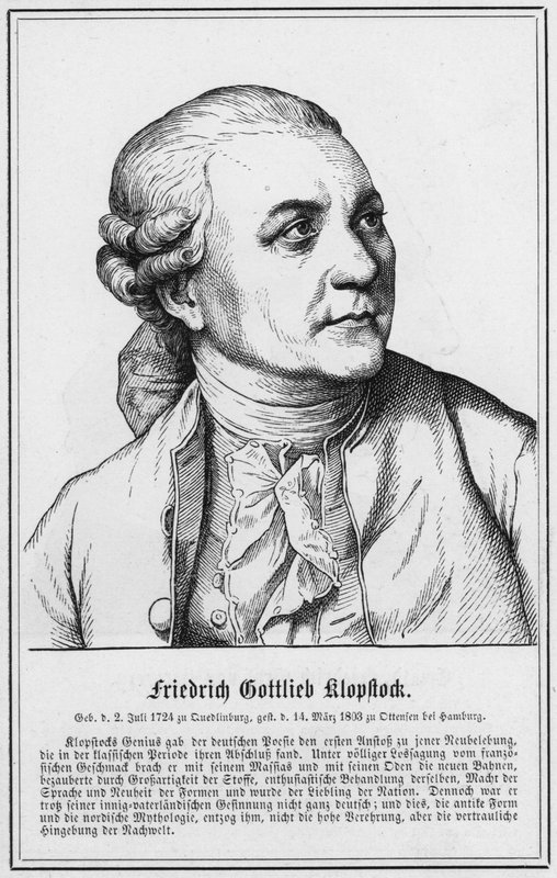 Friedrich Gottlieb Klopstock von German School