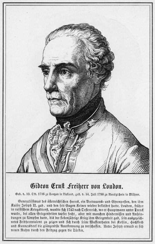 Gideon Ernst Freiherr von Loudon von German School