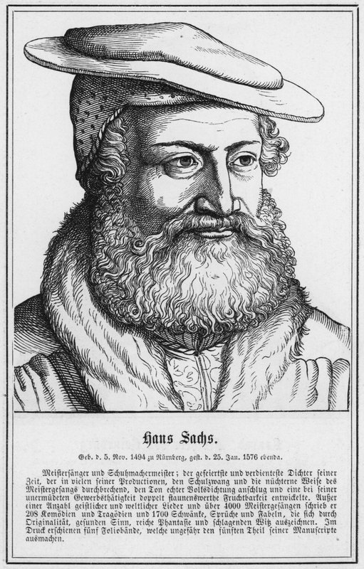 Hans Sachs von German School