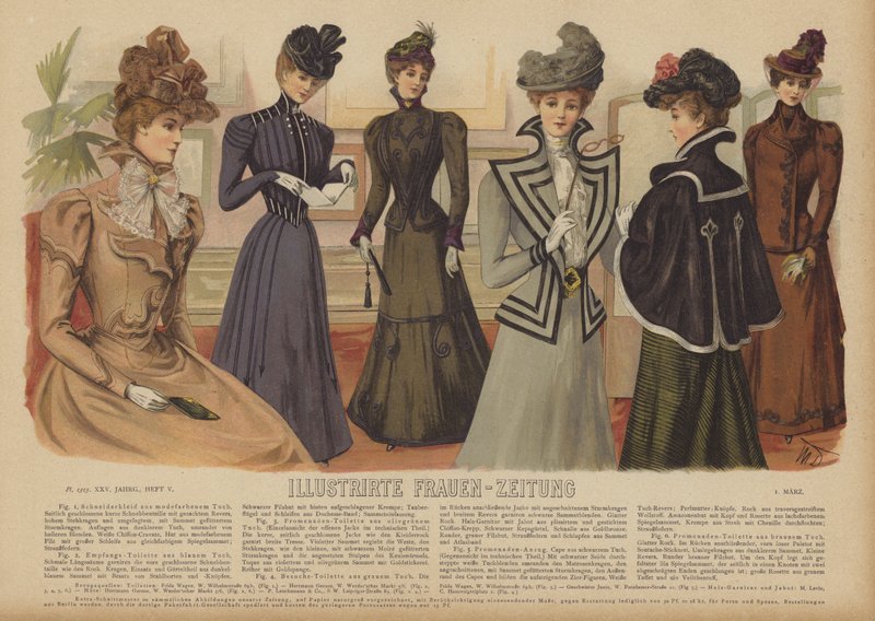 Illustration für Illustrirte Frauen-Zeitung von German School