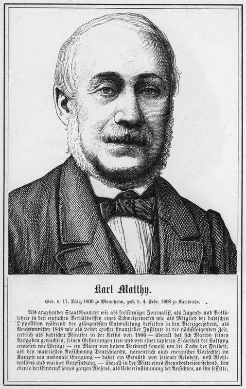 Karl Matthy (Stich) von German School