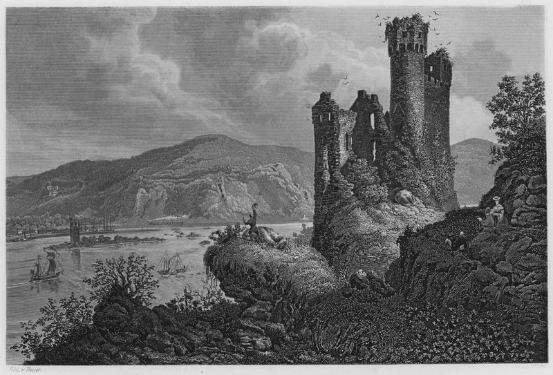 Mausethurm und Ehrenfels von German School