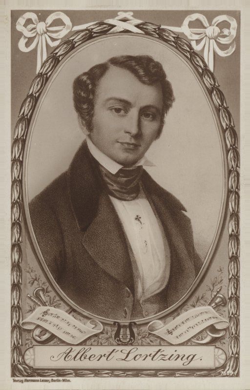 Porträt von Albert Lortzing von German School