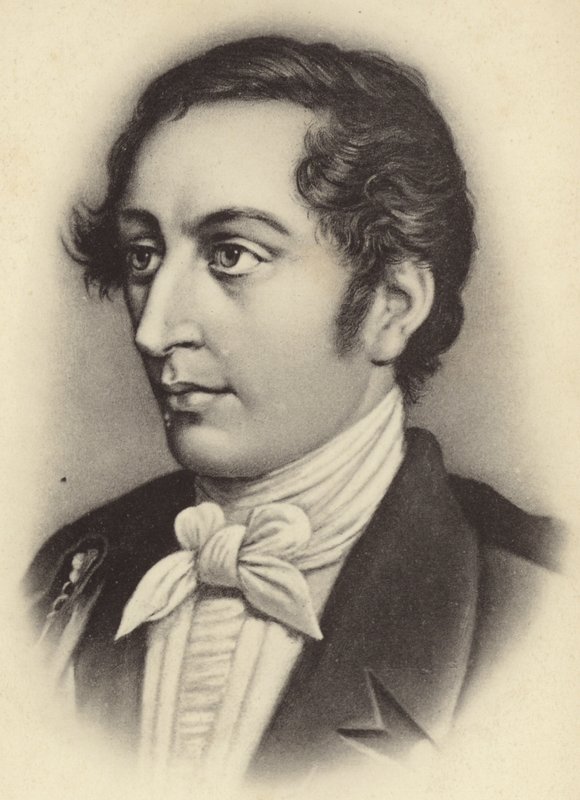 Porträt von Carl Maria von Weber von German School