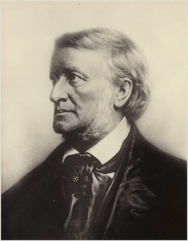 Porträt von Richard Wagner von German School