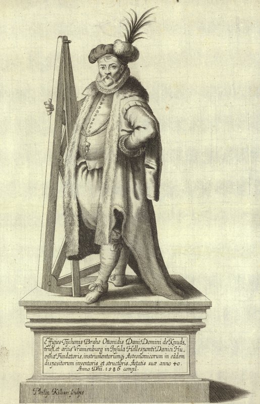 Porträt von Tycho Brahe von German School