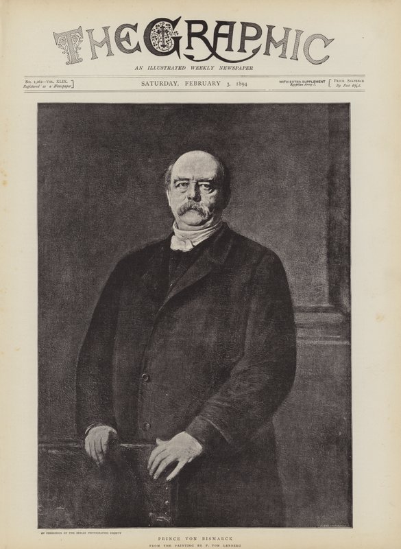 Prinz von Bismarck (Lithografie) von German School