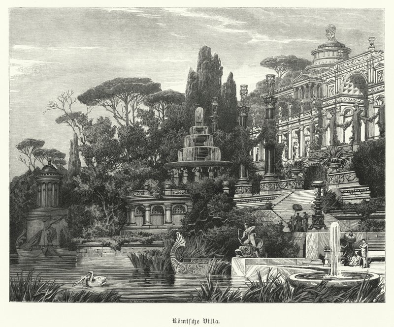 Römische Villa von German School