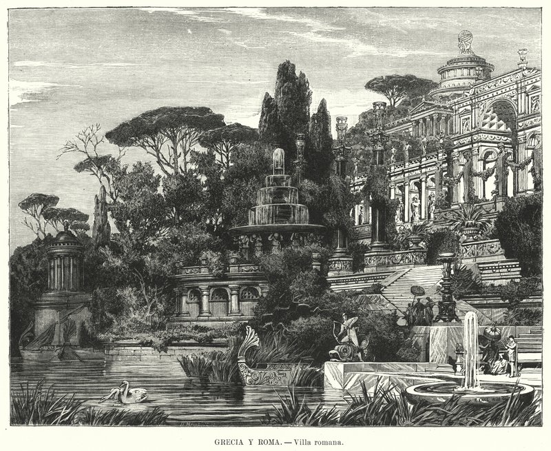 Römische Villa von German School