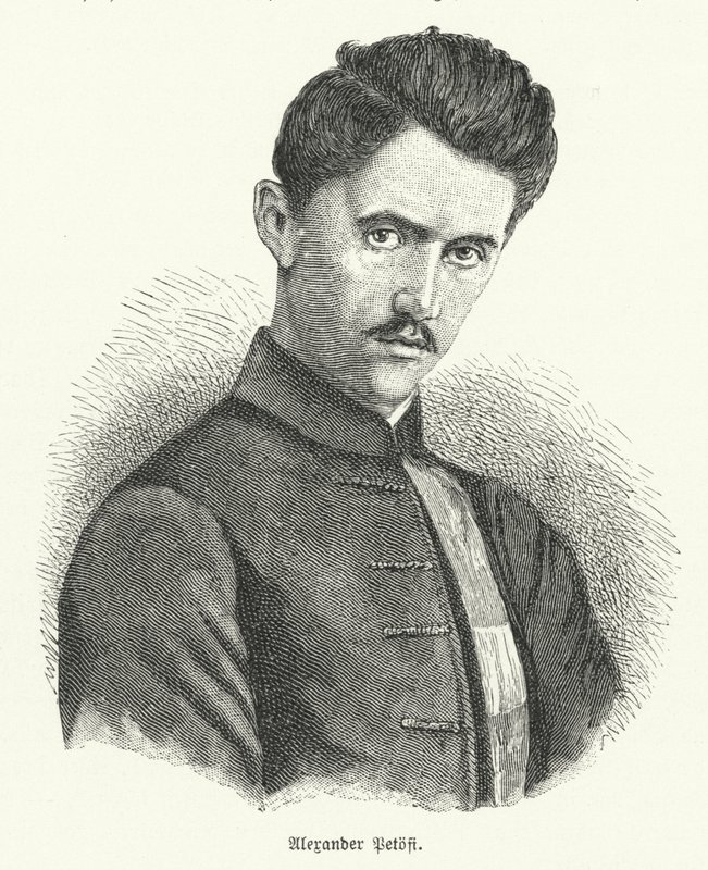 Sandor Petofi, ungarischer Dichter von German School