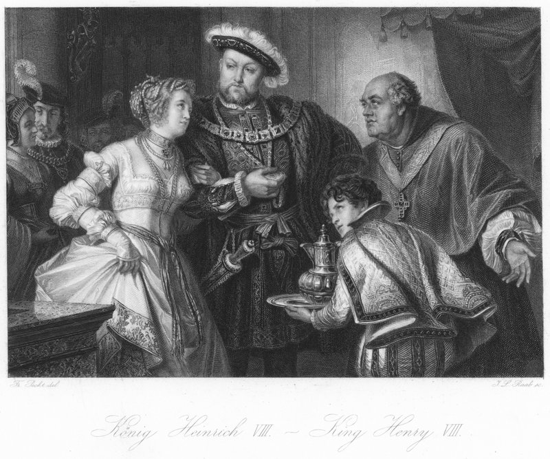 Szene aus Heinrich VIII. von German School