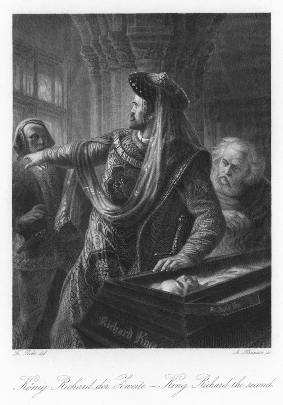 Szene aus König Richard II. von German School