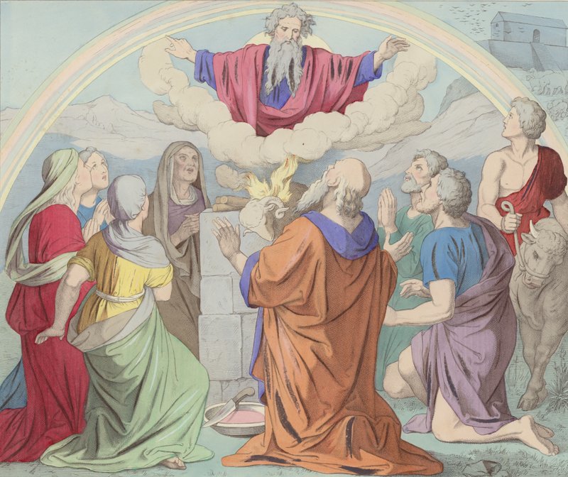 Das Opfer Noahs von German School