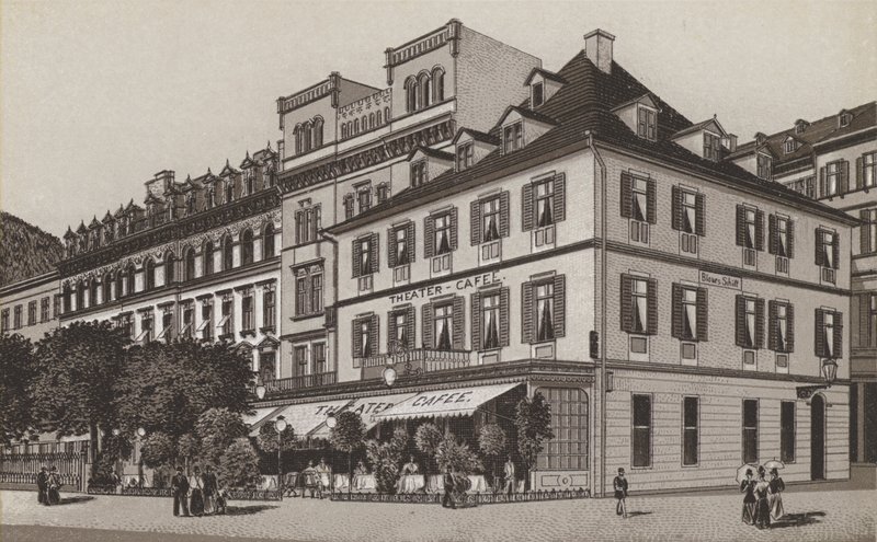 Theatercafé, Goldner Schild von German School