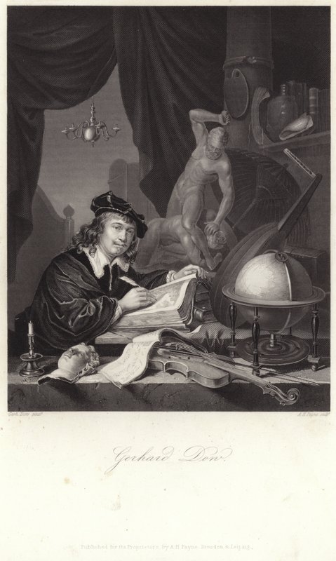 Porträt von Gerrit Dou von Gerrit Dou