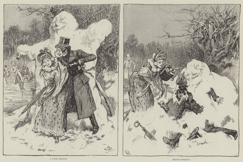 Winterszenen von Gordon Frederick Browne