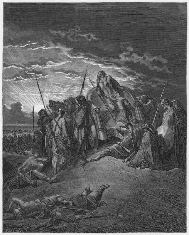 Gustave Doré Bibel: Tod von Ahab von Gustave Dore