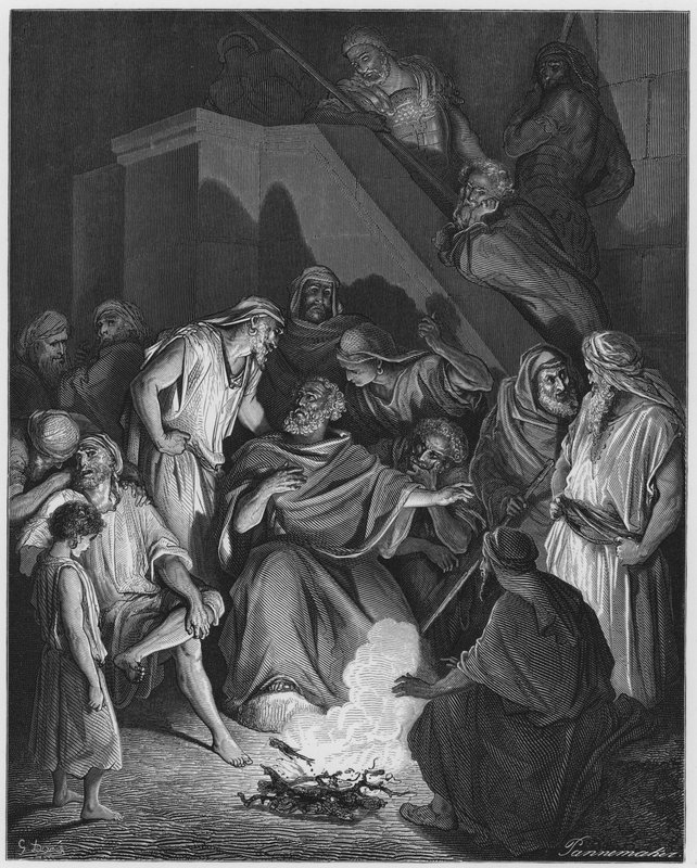 Petrus verleugnet Christus von Gustave Dore